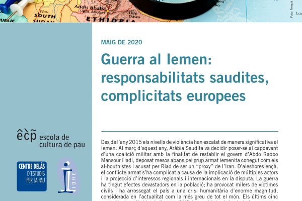 Policy Paper de l'ECP, l'IDHC i el Centre Delàs: "Guerra al Iemen: responsabilitats saudites, complicitats europees"