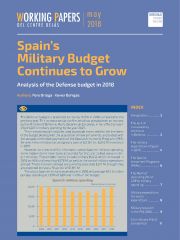 Working Paper: The military budget of Spain continues to grow