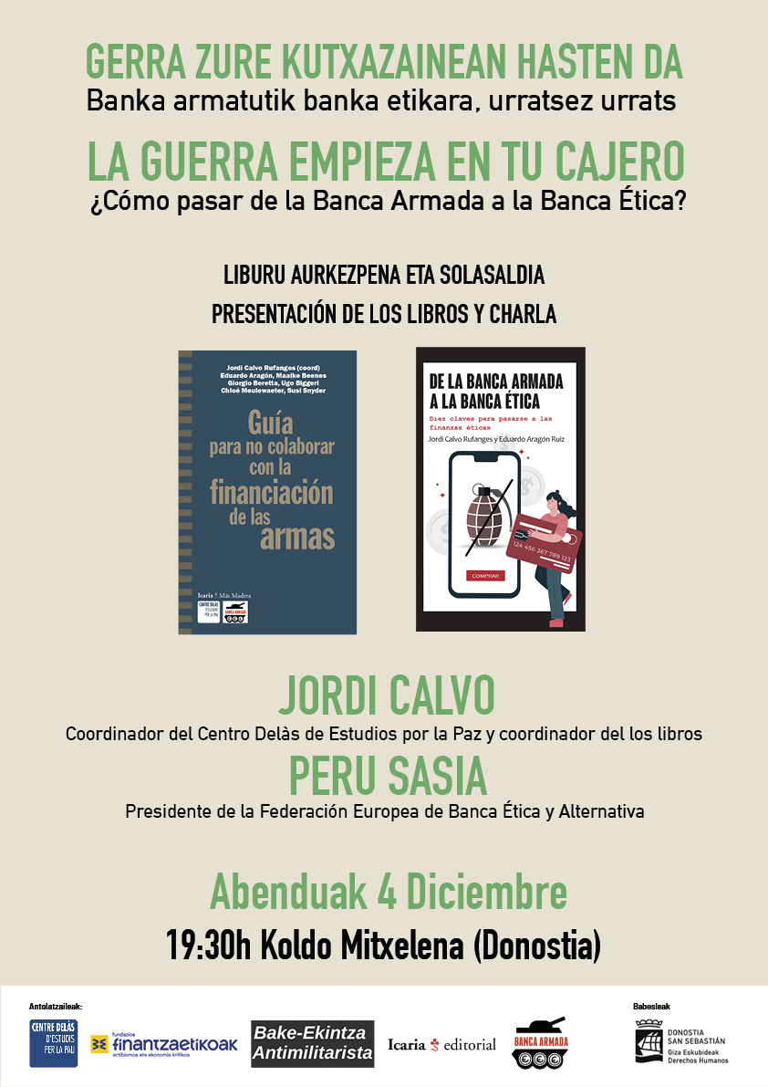 20191204 Presentacion LibrosBancaArmada JordiC Fiare Donostia
