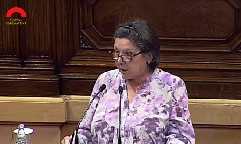 Gabriela Parlament CatalunyaDesmilitaritzada