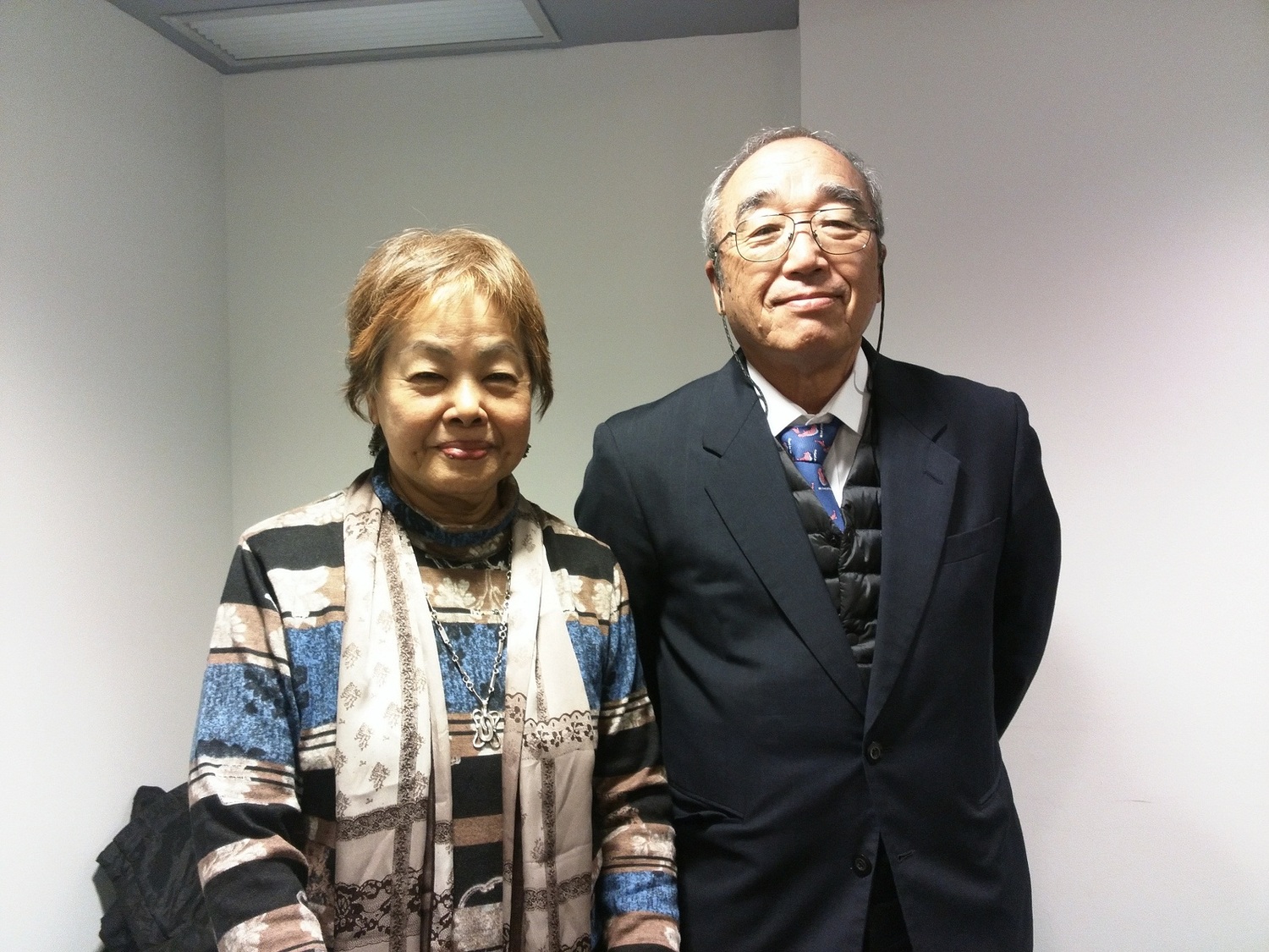 Suzuyo Takazato y Hiroshi Ashitomi en el Centro Delas de Barcelona