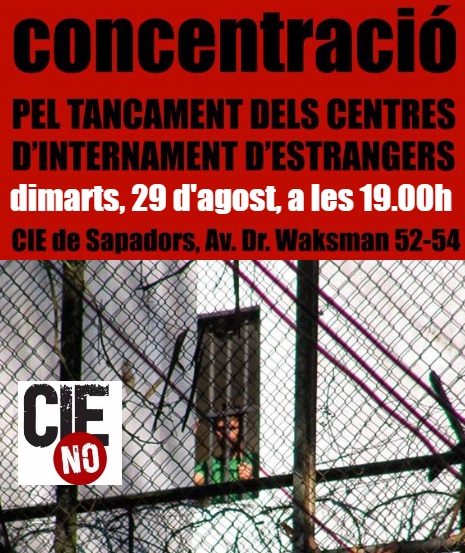 Cartell Acte Tancament CIE Valencia