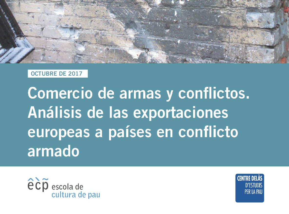 Portada Informe Exportacions darmes i Conflictes Delas i ECP CAST Cut