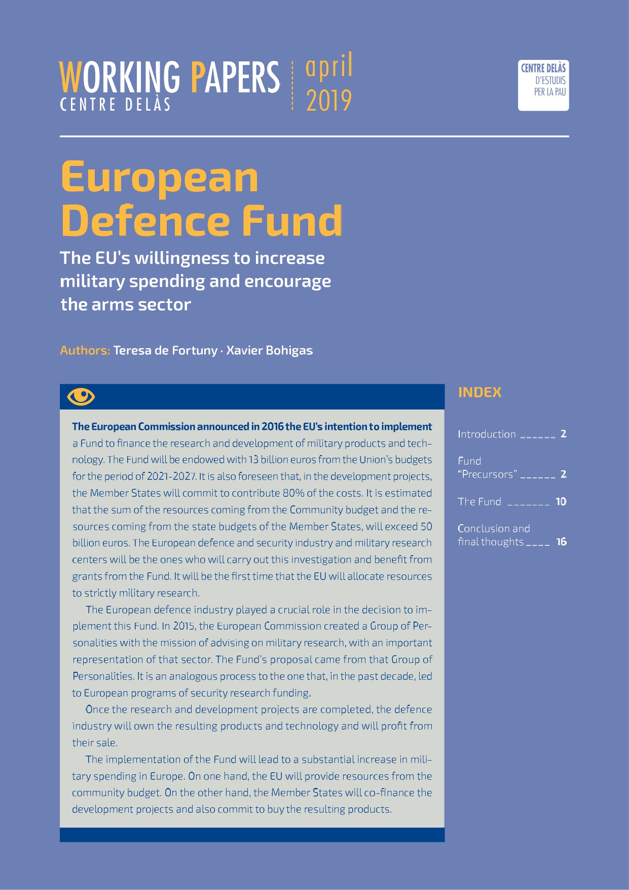 portada WP EUDefenceFund april2019 ENG